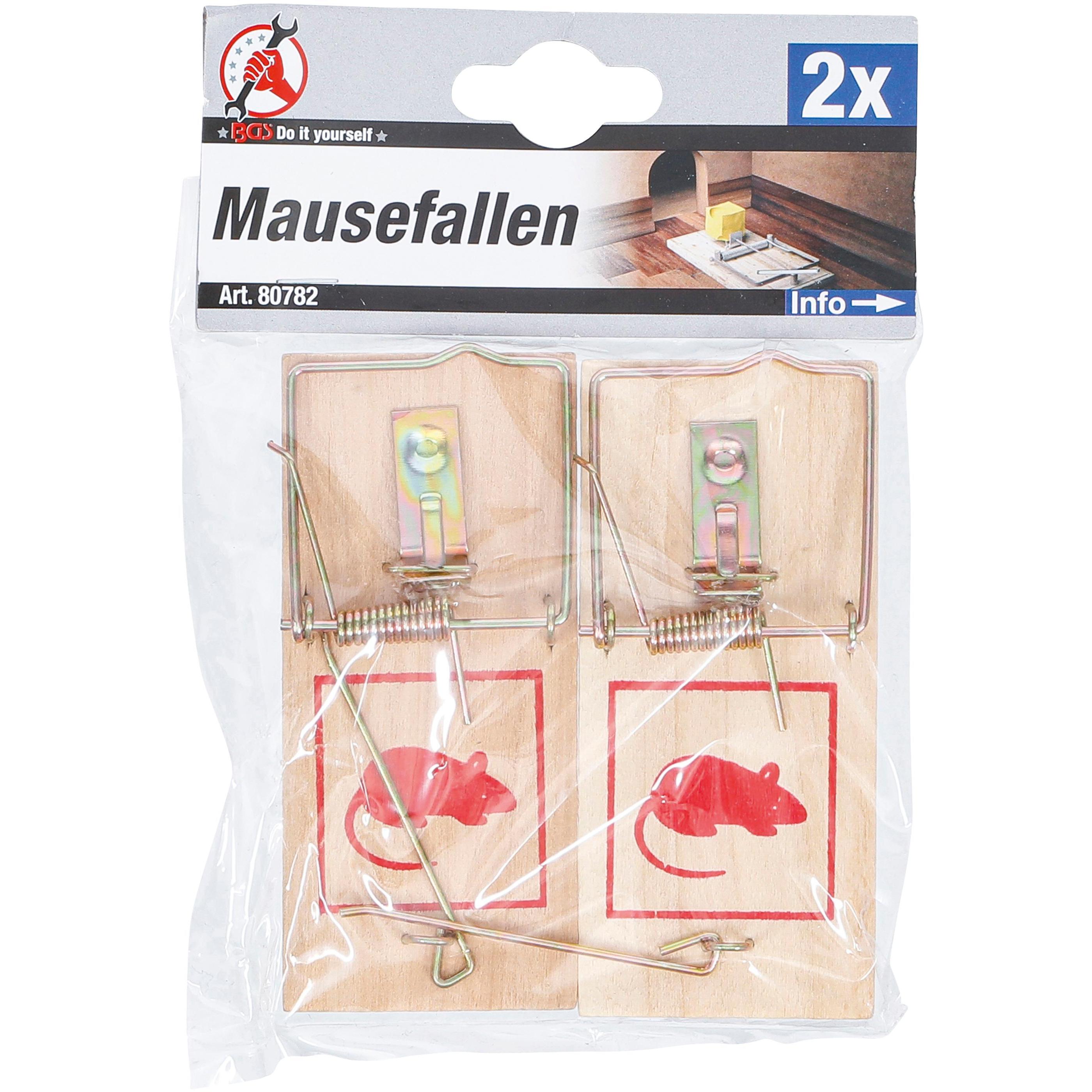 Thumbnail - BGS, Gartenhandwerkzeug, Mausefallen 2-tlg.