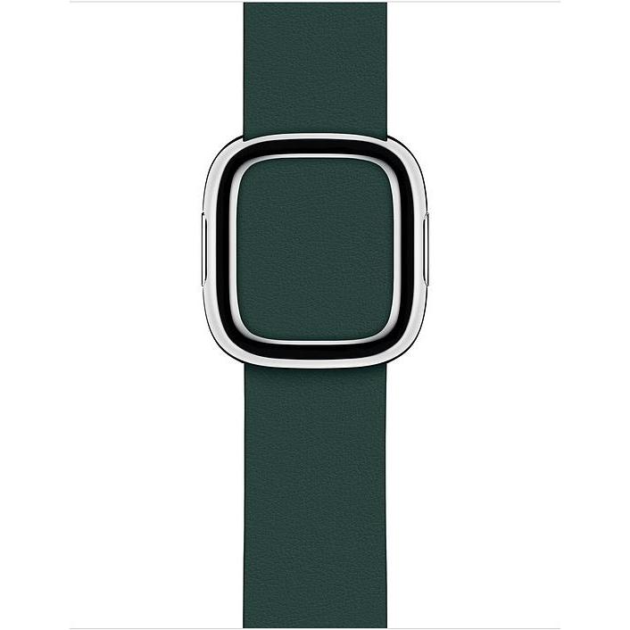 Apple Modernes Lederarmband (40 mm, Leder), Uhrenarmband, Grün