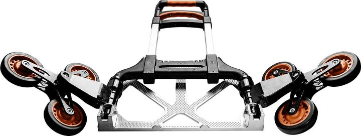 Immagine prodotto Mannesmann M00946 Carrello per scale pieghevole Acciaio, plastica Capacità di carico (max) (80 kg, 1)
