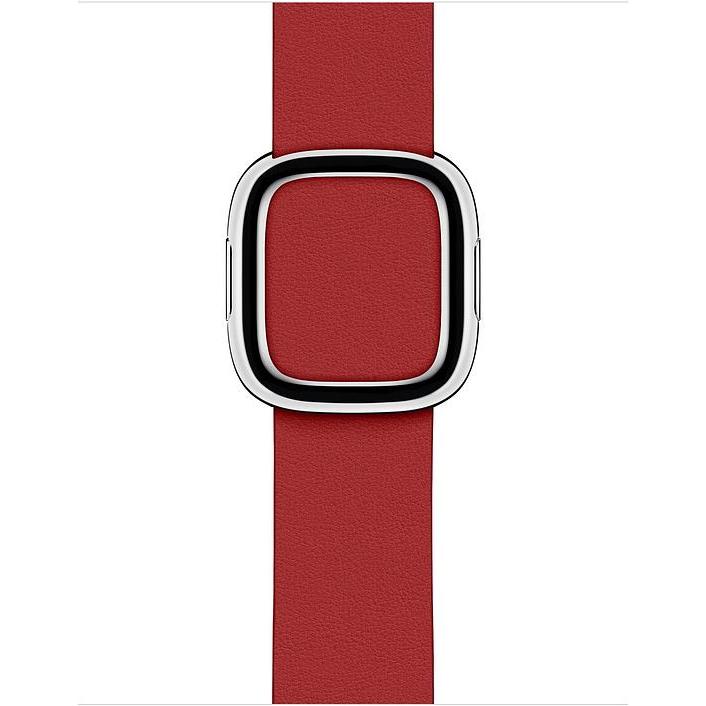 Apple Modernes Lederarmband (40 mm, Leder), Uhrenarmband, Rot