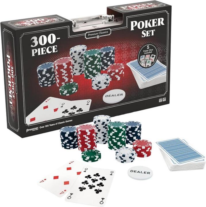 Goliath Toys Poker Aluminium Koffer (French, German, Italian, 2 - 10 Players)
