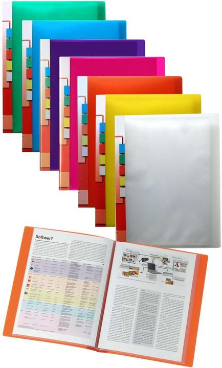Produktbild Kolma Sichtbuch Easy A4 mit 20 Taschen blau (A4, 1 x)