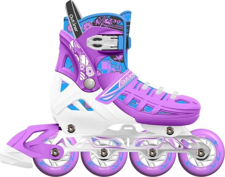 Image du produit Outliner Roller skates, white/purple, 34-37 (34, 35, 36, 37)