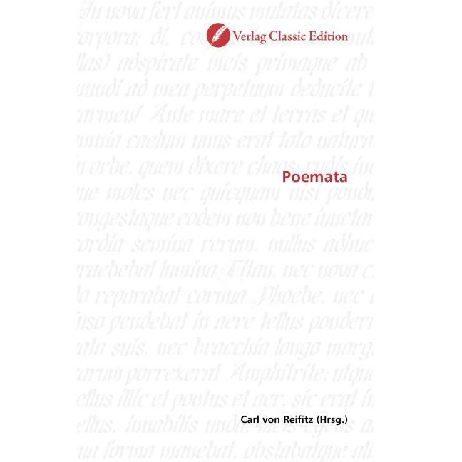 Poemata, Fachbücher von Carl von Reifitz