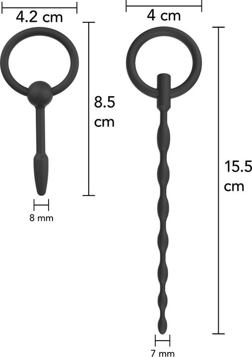 Produktbild Hidden Desire Penis Plug Set Small 2 pcs