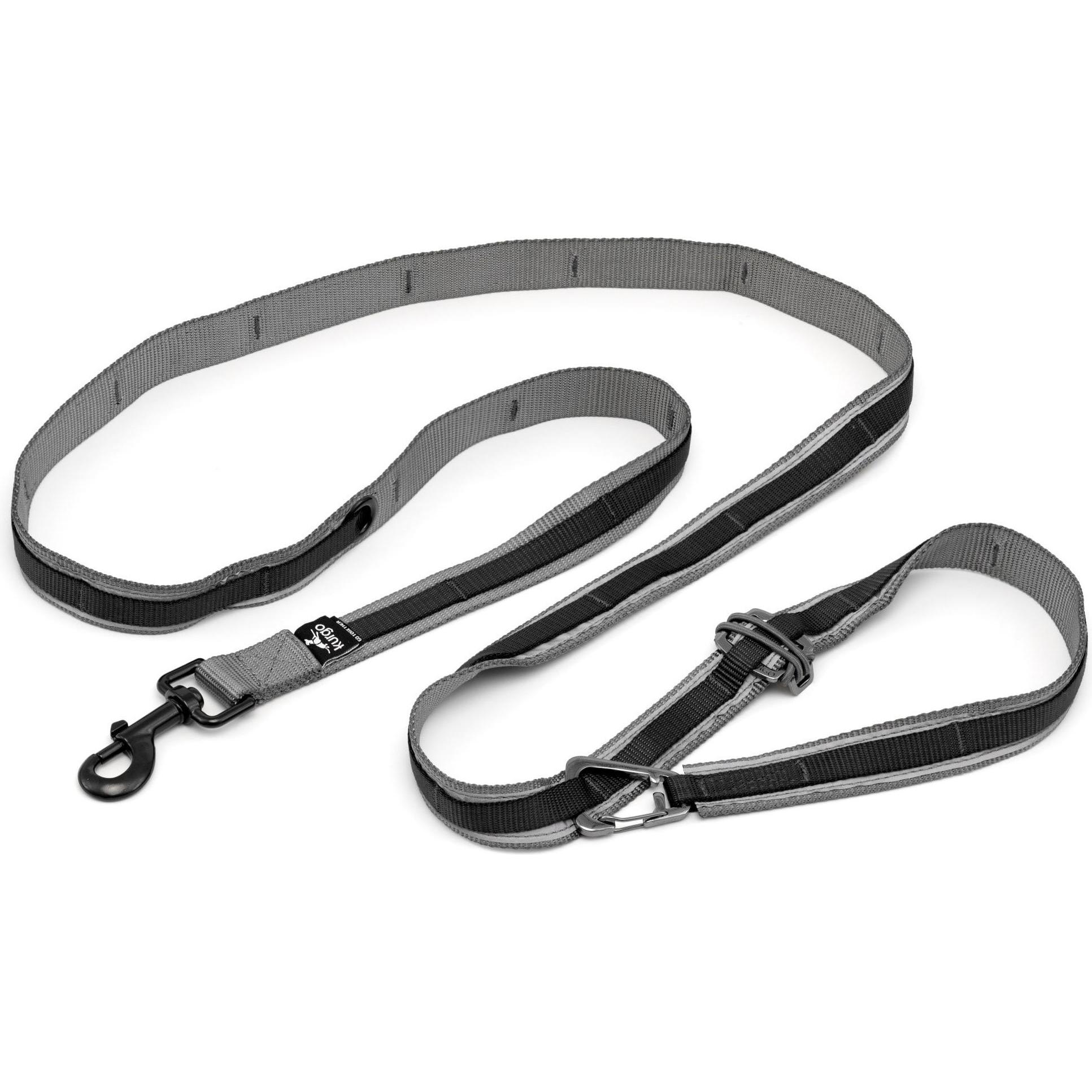 Meilleurs prix pour Laisse mains libres - KURGO - QUANTUM - 6 positions - 120 à 180 cm - Noir