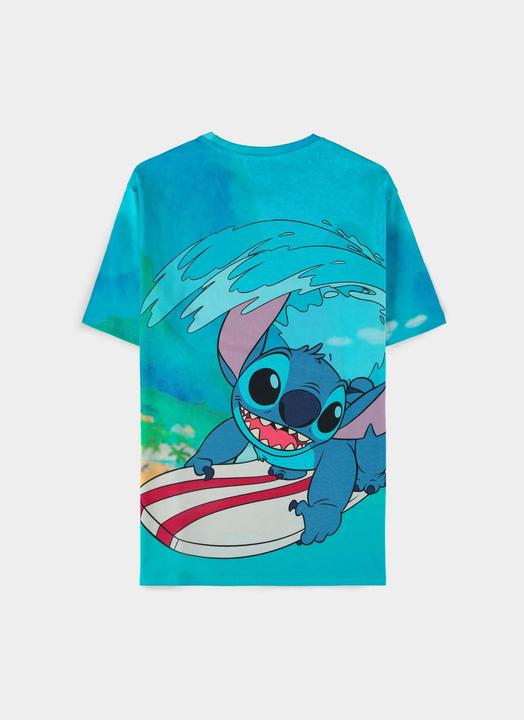 Immagine prodotto Difuzed Lilo & Stitch - Maglietta Surf a maniche corte con stampa digitale - L (L)