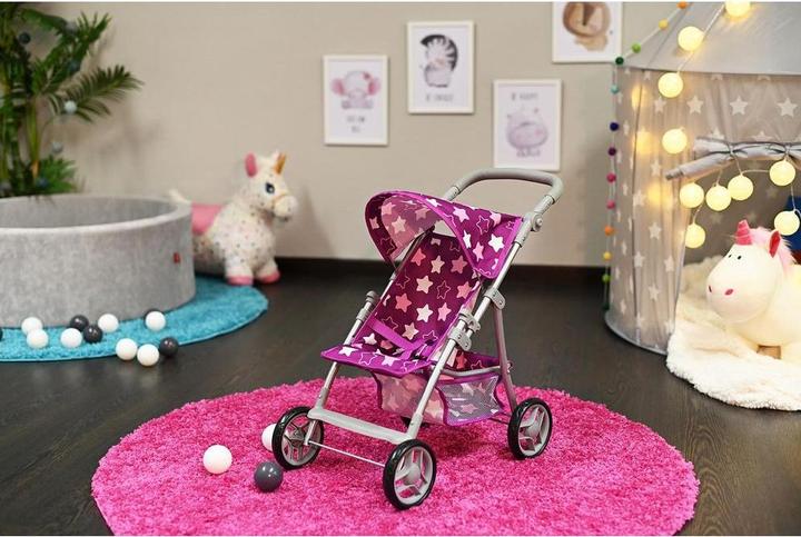 Actual product image Knorrtoys Puppenbuggy Liba - star dark pink