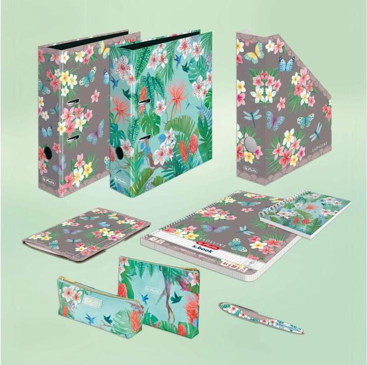 Actual product image Herlitz Ring binder easy orga to go Ladylike "Jungle", A4 (A4, 16 mm, 1 pcs.)