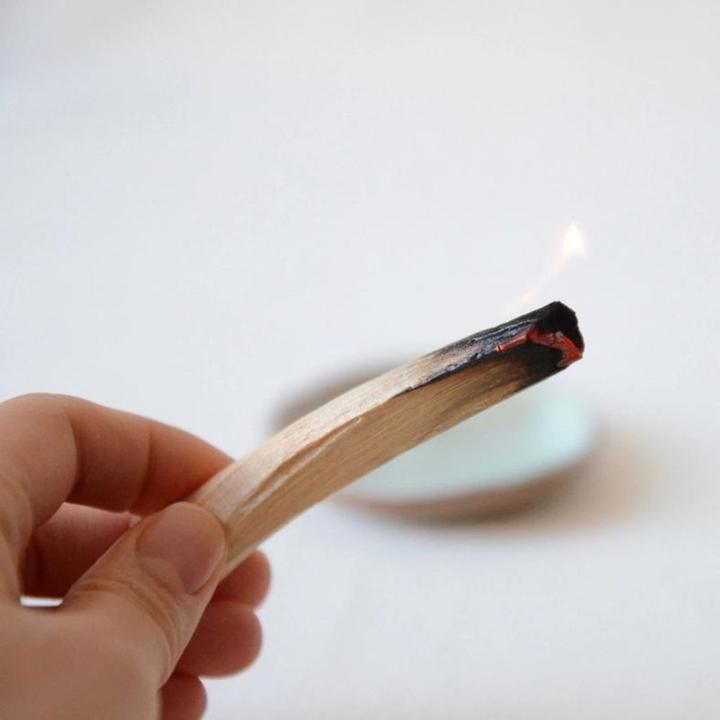 Actual product image Cedar and Myrrh Palo Santo smoking wood