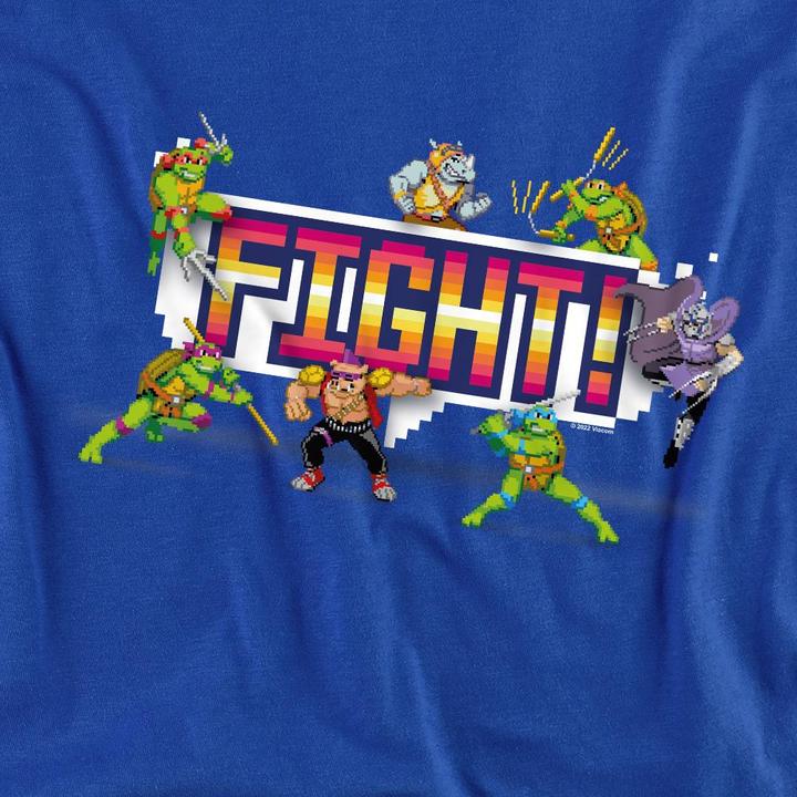 Actual product image Teenage Mutant NT Unisex Adult Arcade Fight T-Shirt (M)