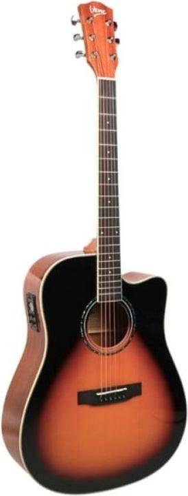 V-tone VEAG1 CE VS elektroakustische Gitarre 4/4 Holz (Guitare acoustique, Contreplaqué d'acajou, Contreplaqué d'épicéa, HPL, Okoume, Plastique ABS, Pps)
