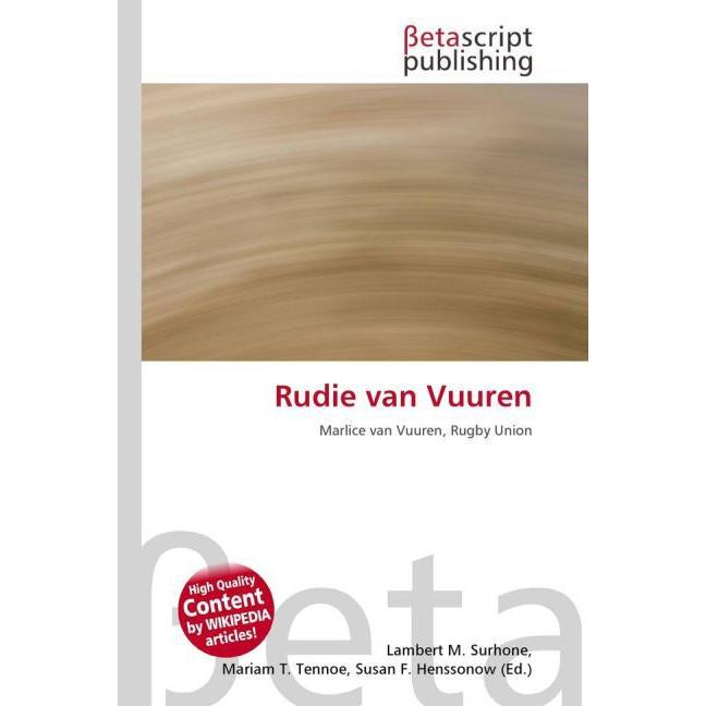 Rudie van Vuuren, Fachbücher