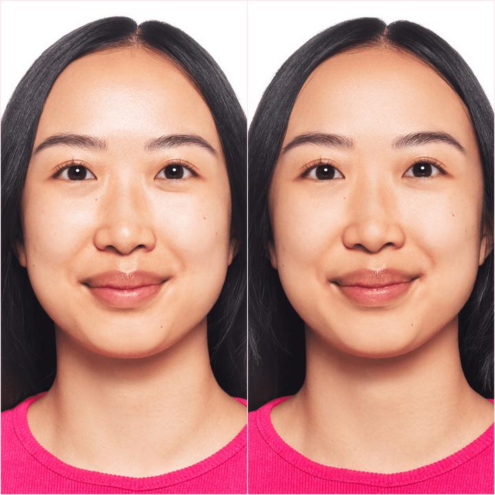 Actual product image essence mattifying compact powder (02 soft beige)