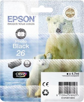 Produktbild Epson 26XL Claria Premium (PBK)
