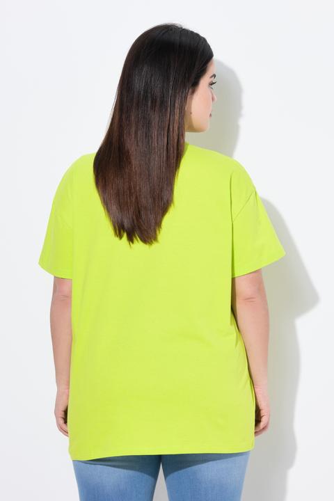 Produktbild Angel of Style T-Shirt, Boxy Fit, bunter Schriftzug (50)