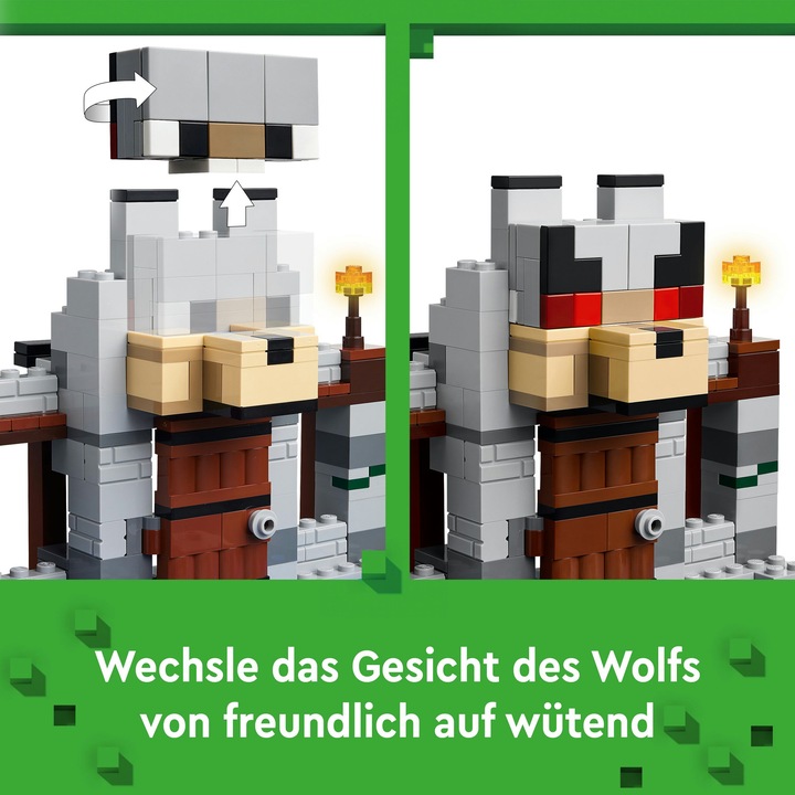 Image du produit LEGO 21261 La forteresse des loups (21261, LEGO Minecraft)