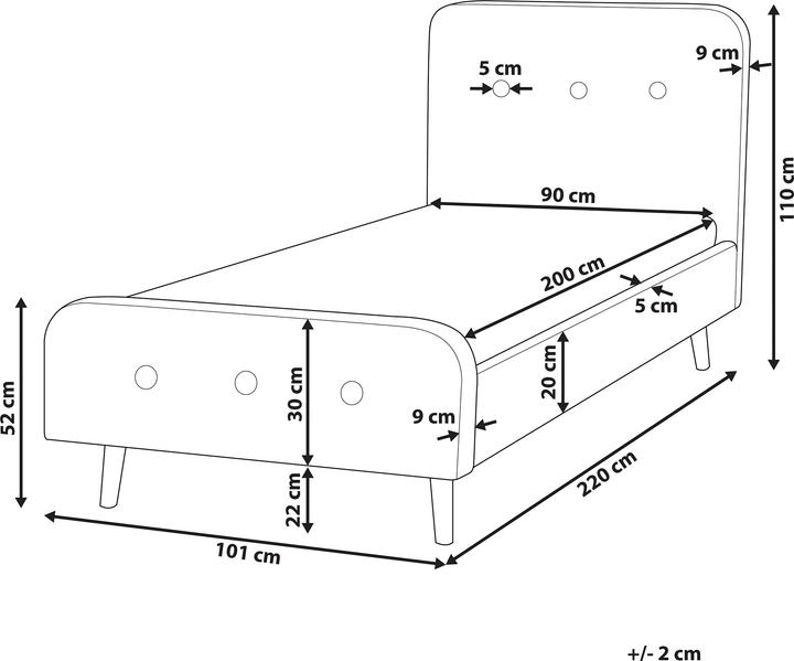 Actual product image Beliani Rennes (90 x 200 cm)