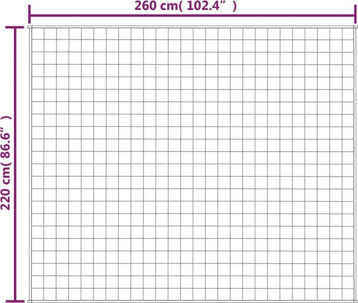 Immagine prodotto vidaXL Gewichtsdecke (260 x 220 cm)