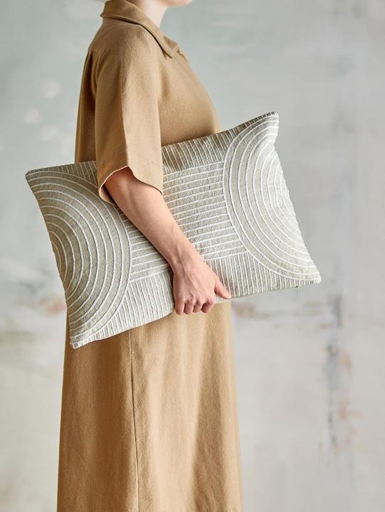 Actual product image Bloomingville Kissen Chun 35 x 50 cm, Nature (50 x 35 cm)