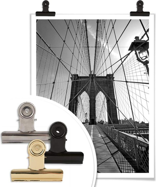 Image du produit Trenddeko Perspective du pont de Brooklyn (40 x 50 cm)