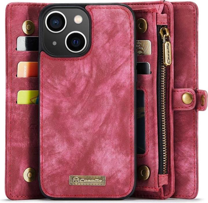 Image du produit Caseme Portefeuille rétro 11 en 1 avec compartiment pour pièces de monnaie (Apple iPhone 14)