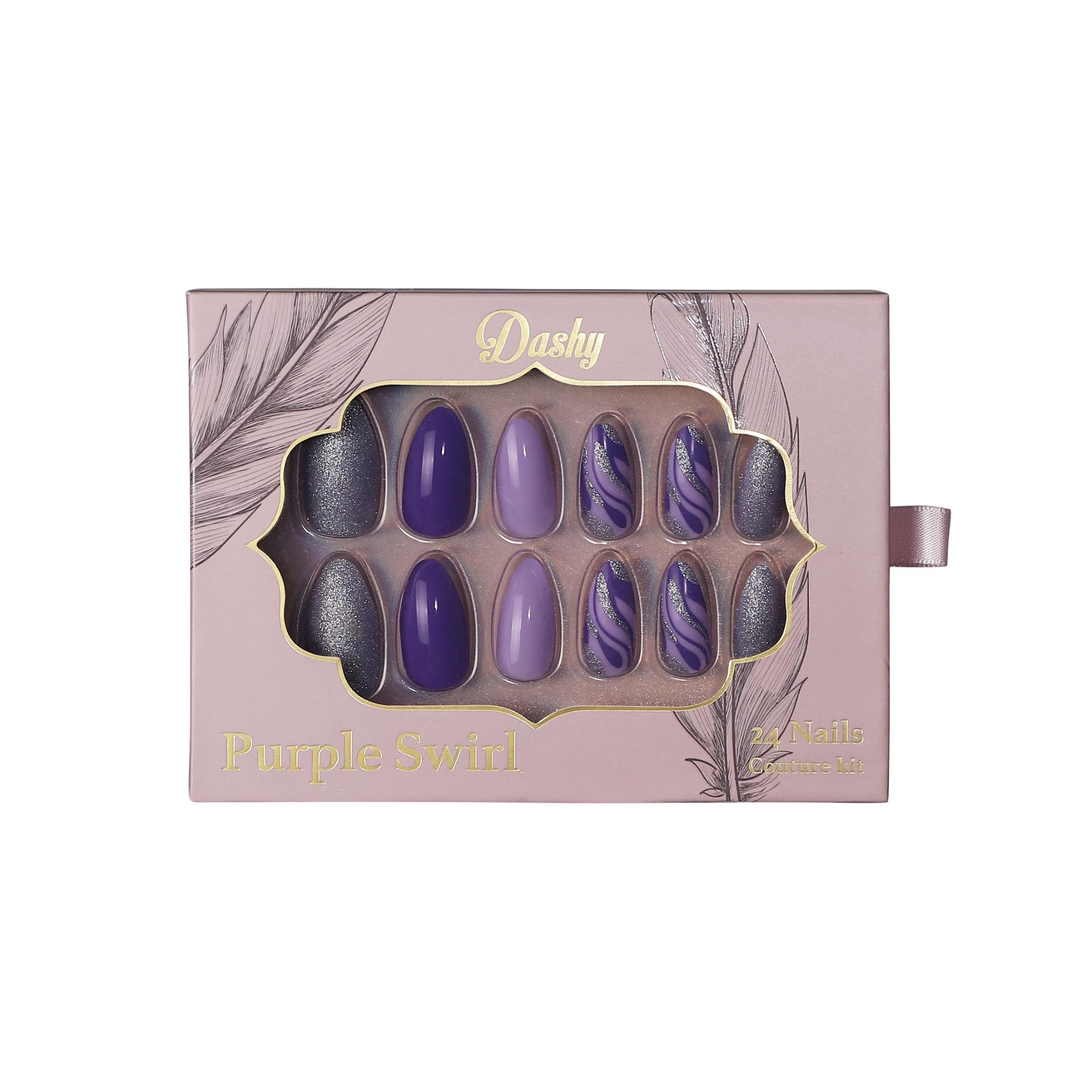 Dashy, Nagelstyling + Kunstnägel, Nails - Purple Swirl (Kunstnägel)