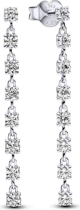 Image du produit Pandora Boucles d'oreilles scintillantes en huit pierres (Argent 925)