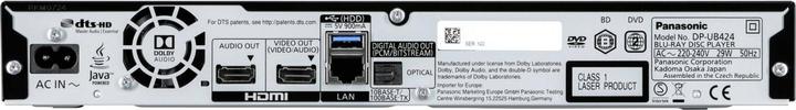 Image du produit Panasonic Dp-Ub424 (Lecteur Blu-ray)