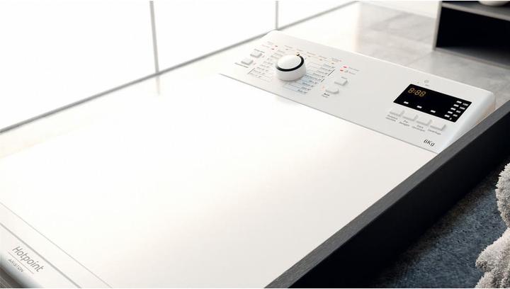 Actual product image Hotpoint WMTF 624U EN Top loading washing machine 6 kg 1200 rpm C White (6 kg, Downwards)