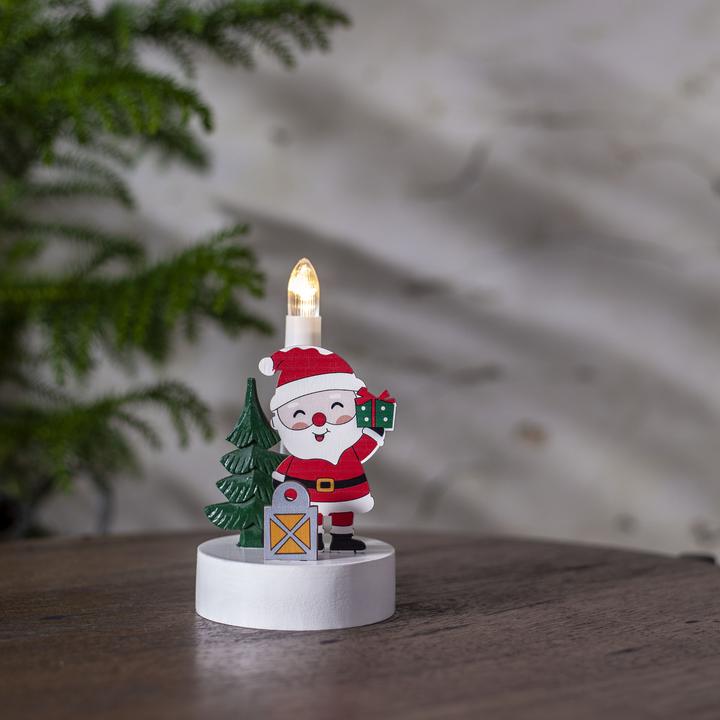 Image du produit Star Trading LED-Innendekoration "Billy", Tanne/Santa, Timer