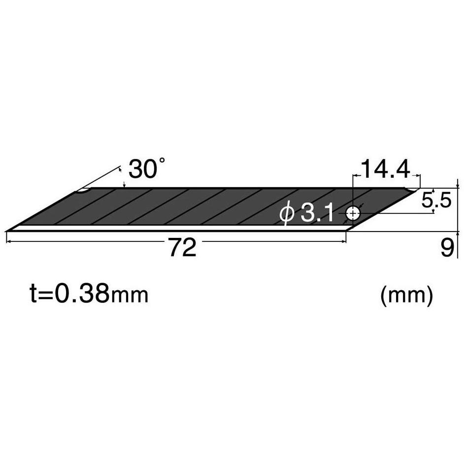 Thumbnail - NT Cutter, Cutter, BA-15P (Ersatzklinge)