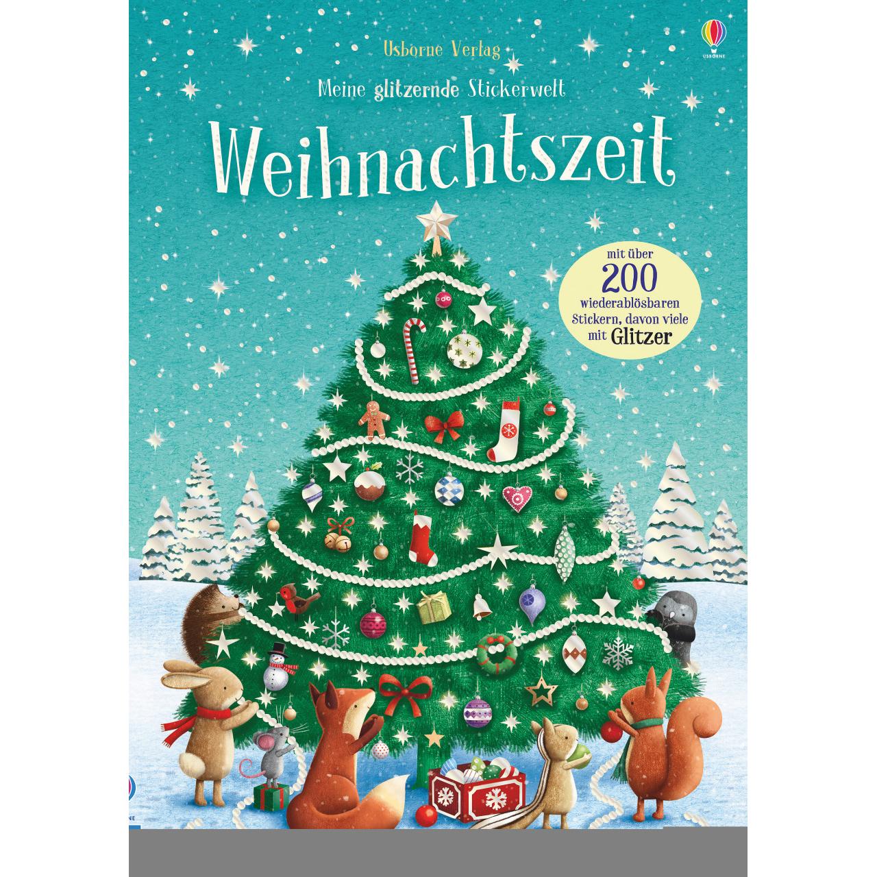 Meine glitzernde Stickerwelt: Weihnachtszeit, Kinderbücher von Fiona Patchett