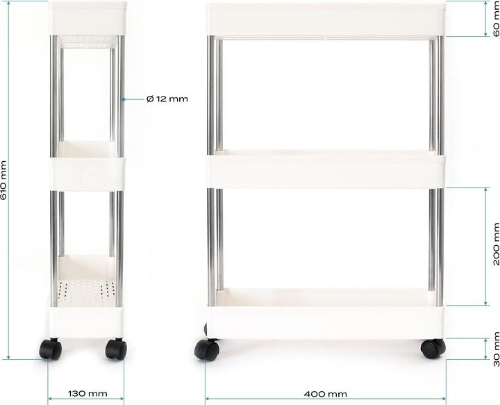 Actual product image Toboli Kitchen trolley