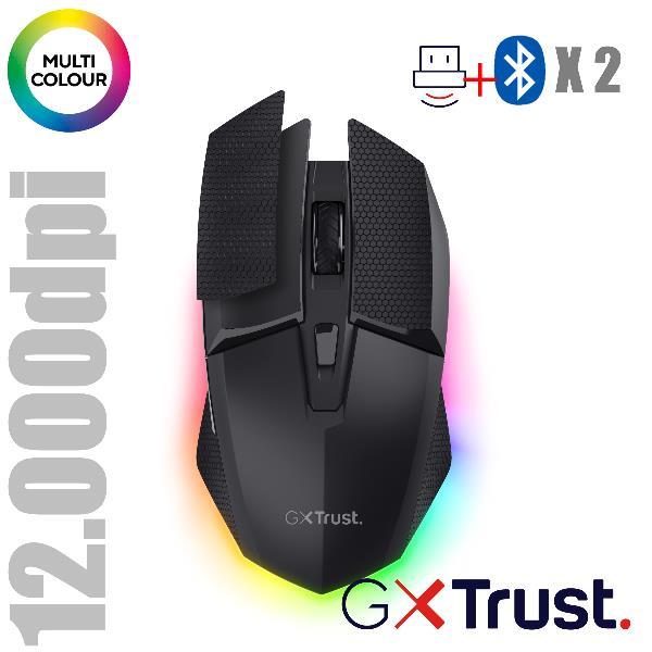 Actual product image Trust GXT122 FELOX+ Dual Wireless Mouse (Cable, Wireless)