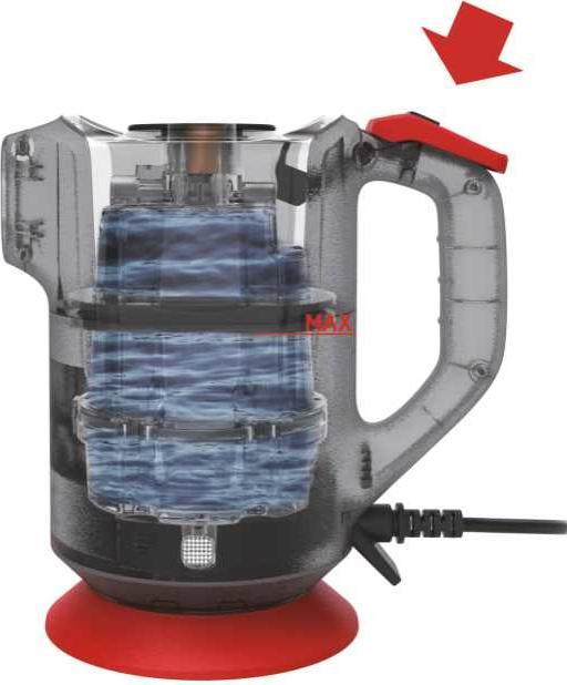 Immagine prodotto Hoover Steam Capsule Express SGE1000 011 pulitore a vapore portatile Titanium (4 bar, 1000 W)