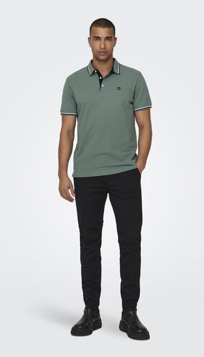 Produktbild Only & Sons Normal geschnitten Polokragen Poloshirt Polo (S)
