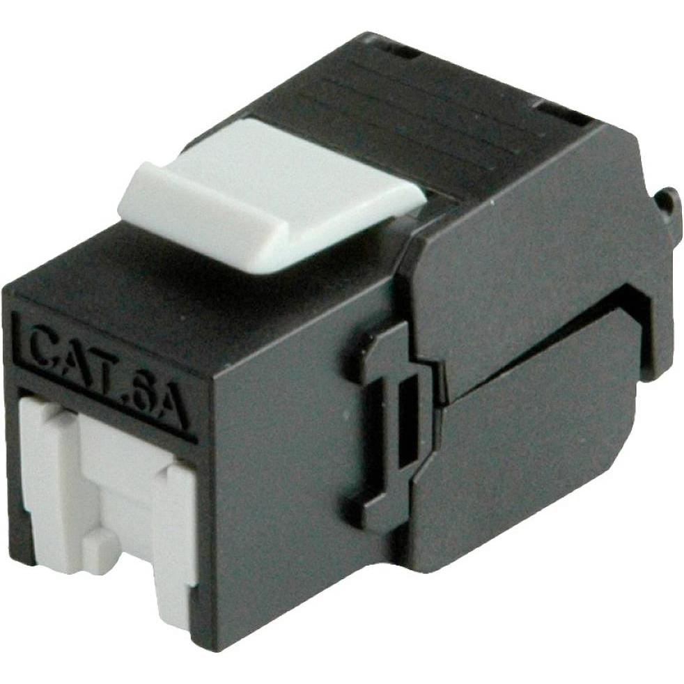 Roline Nero Cat.6a Keystone, Rj-45, Non Schermato, Senza Attrezzi, (Modulo Keystone), Accessori Di Rete