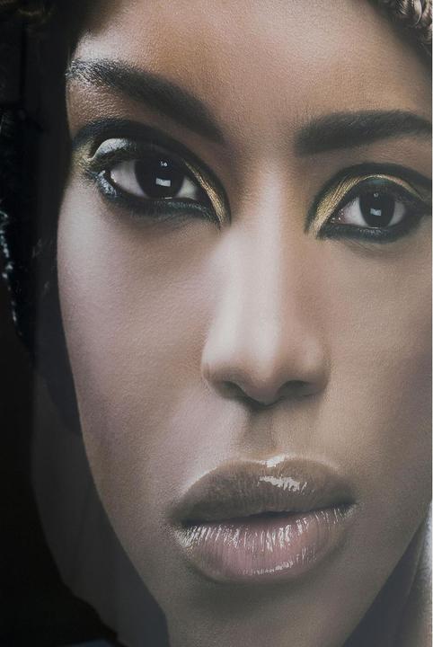 Actual product image Kare Design Picture Glass Royal Headdress Face 150x100cm (100 x 150 cm)