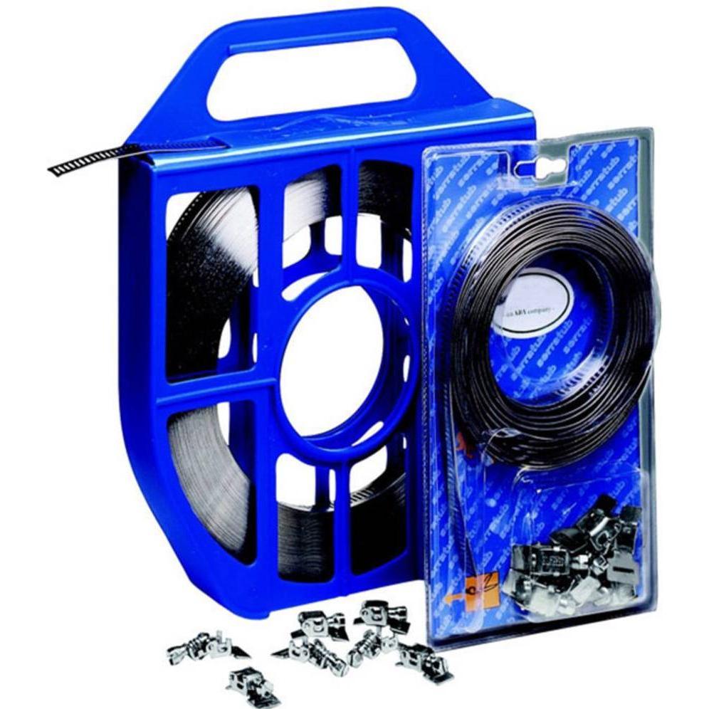 Magni, Portacavi, Nastro senza fine Norma Serratub KIT 12mm W2B, nastro da 3m, 6 testine