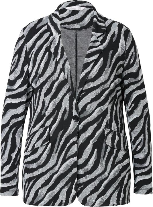 Produktbild Miamoda Blazer, schmale Form, Zebramuster (52)