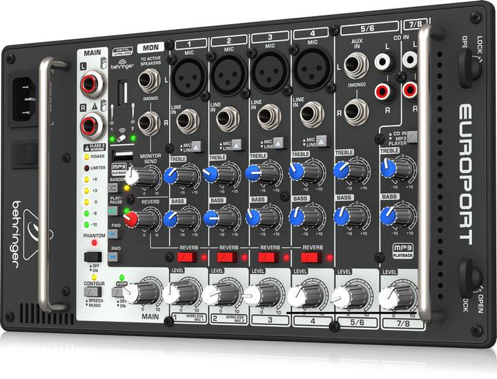 Image du produit Behringer EUROPORT EPS500MP3, système de sonorisation (Actif, 1x 500 W)