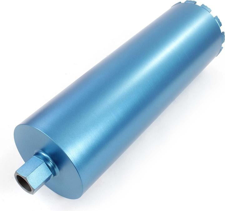 Produktbild Wiltec Diamantbohrkrone Shark Ø152mm Bohrkrone 450mm 1¼ UNC Diamantbohrer Beton (152 mm)