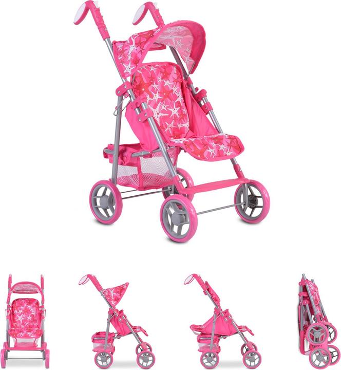 Moni Doll carriage Stars 9351 foldable