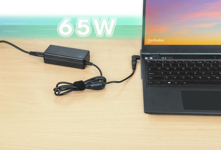 Produktbild Manhattan Laptop-Netzteil 65W AC 9 Stecker (65 W)