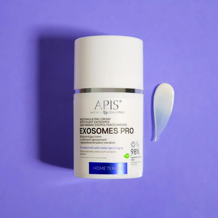 Actual product image Apis Natural Cosmetics Biostimulating Cream with Plant Exosomes EXOSOMES PRO Home Therapies Innovative Skin Care Regenerati (Body cream, 50 ml)
