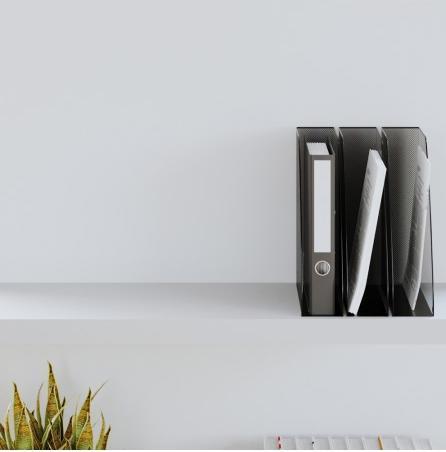 Productafbeelding Alba Tijdschriftenmap van gaas, DIN A4, van draadmetaal, zwart Afmetingen: (B)260 x (D)80 x (H)335 mm (A4)