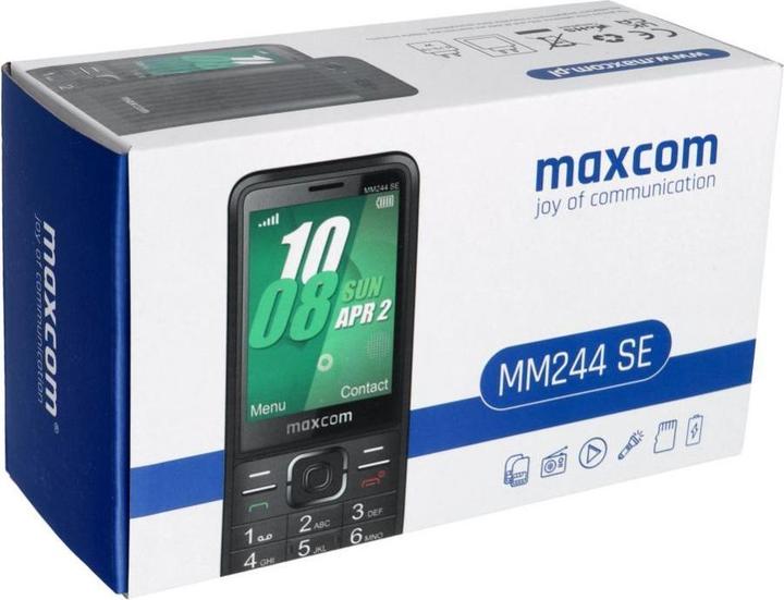 Actual product image Maxcom MM244 SE DualSim czarny/black (2.80", 2 Mpx)