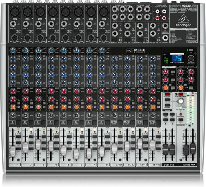 Image du produit Behringer Xenyx X2222USB (Studio et mixeur live)