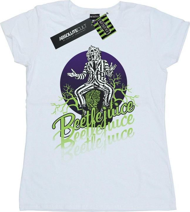 Image du produit Beetlejuice T-shirt en coton Faded Pose Femme/Femme (XL)